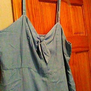 Capri length jumpsuit